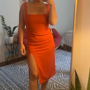 Aritzia 90’s Slit Midi Dress